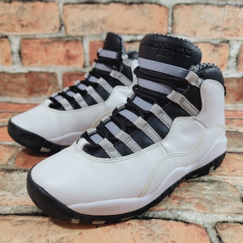 Air Jordan 10 Retro 'Steel' 2013 Sneakers Youth Size 5Y